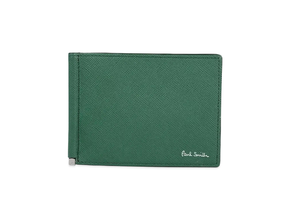 Paul Smith Bright Stripe Puller Money Clip "Green"