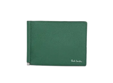 Paul Smith Bright Stripe Puller Money Clip "Green"