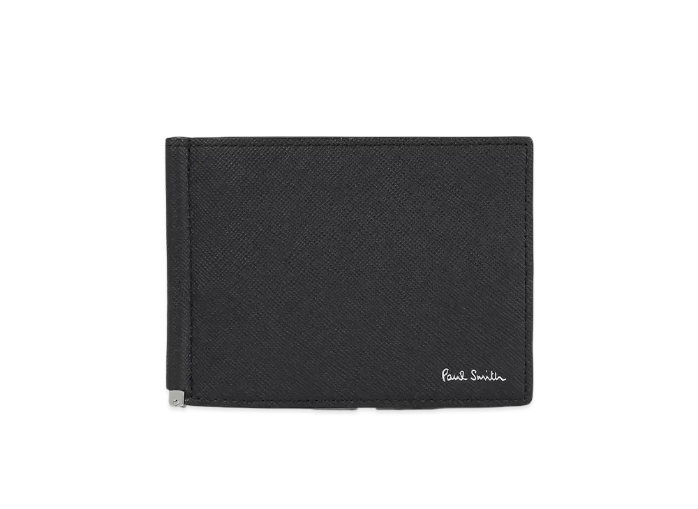 Paul Smith Bright Stripe Puller Money Clip "Black"