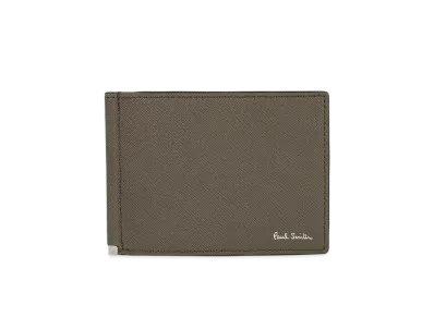 Paul Smith Bright Stripe Puller Money Clip "LightBrown"