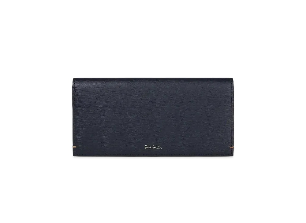 Paul Smith Colored Edge AW24 Long Wallet "Navy"