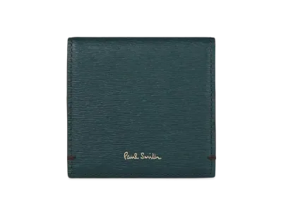 Paul Smith Colored Edge AW24 Coin Case "Green"