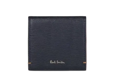 Paul Smith Colored Edge AW24 Coin Case "Navy"