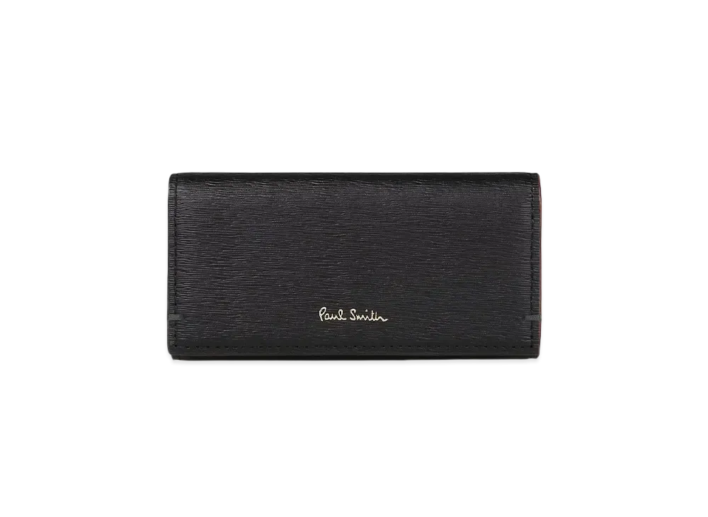 Paul Smith Colored Edge AW24 Key Case "Black"