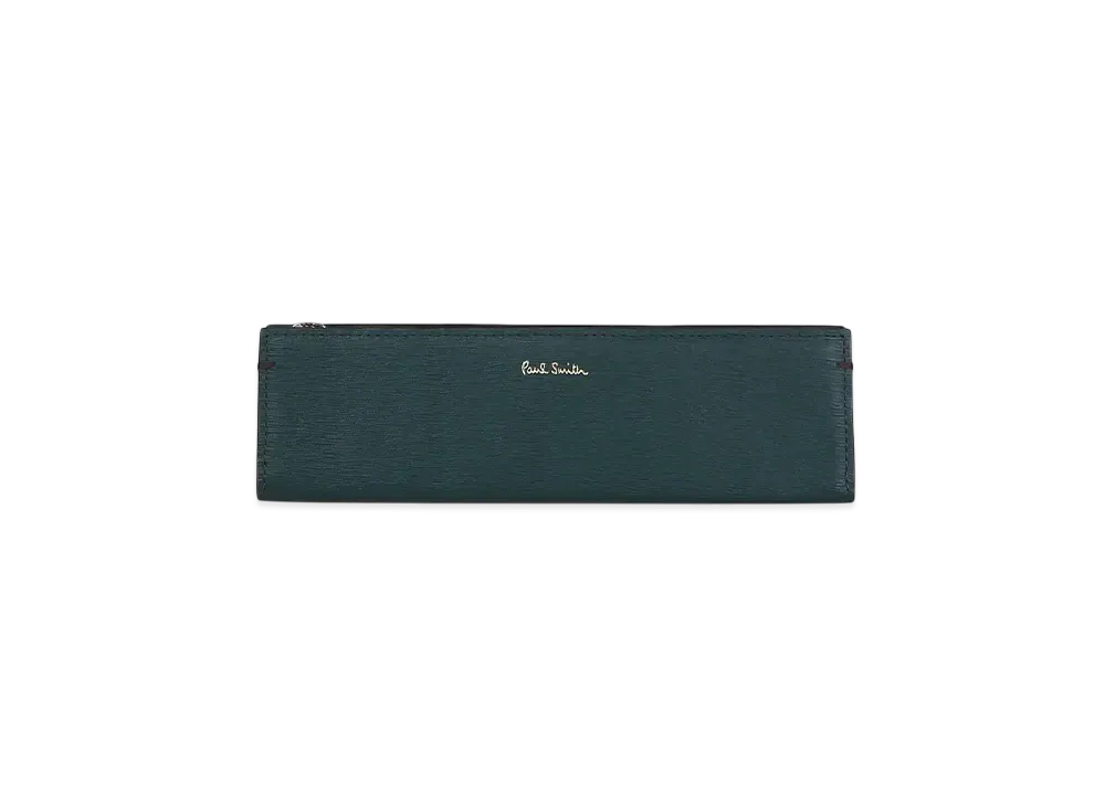 Paul Smith Colored Edge AW24 Pen Case "Green"