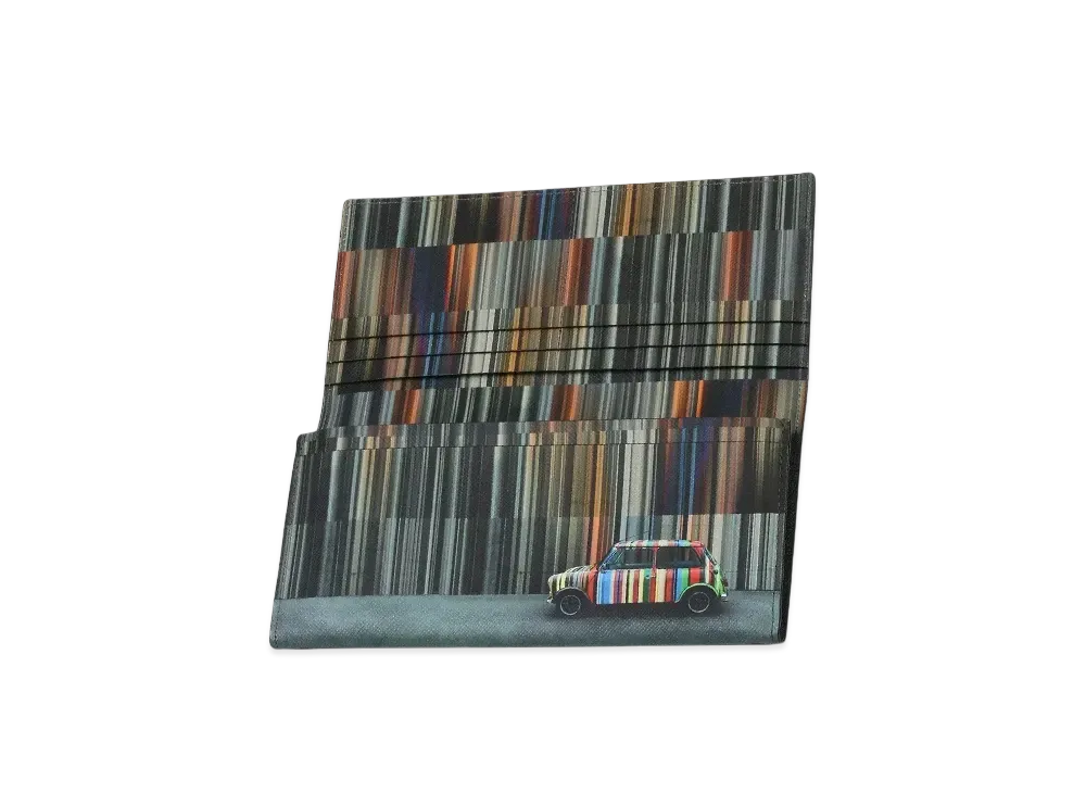 Paul Smith Mini Stripe Wall Long Wallet "Black"