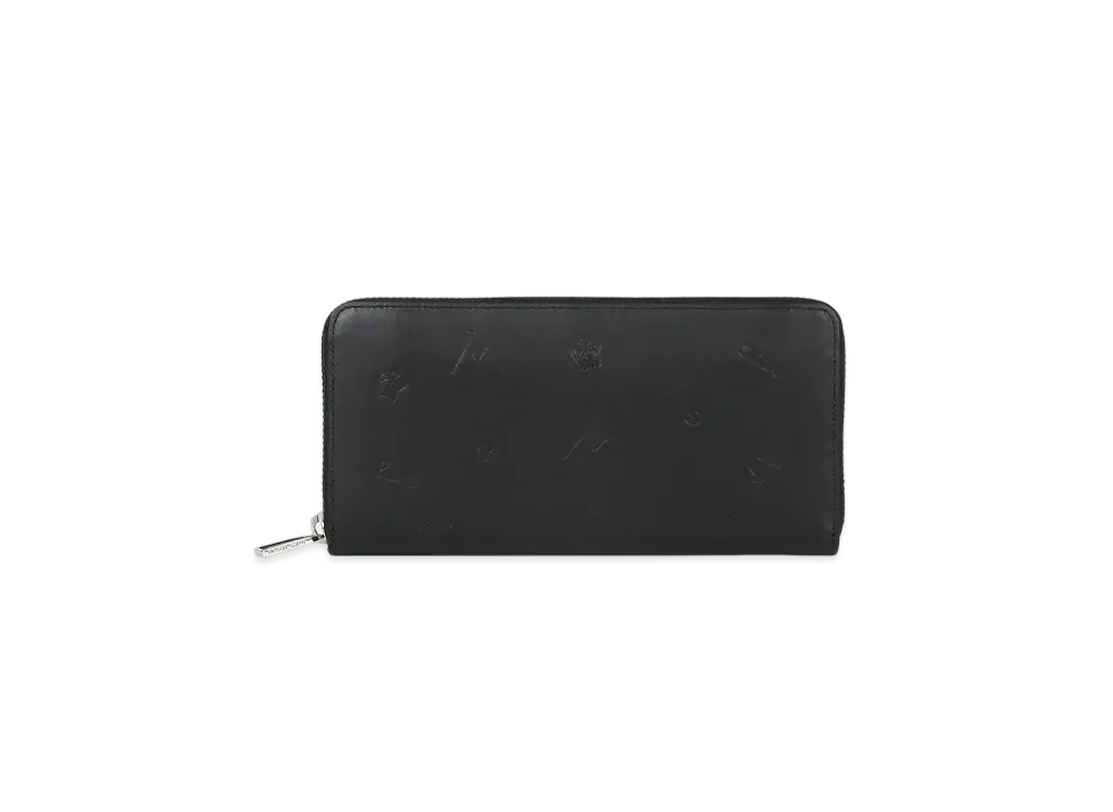 Paul Smith PS Drawing Round Zip Long Wallet "Black"