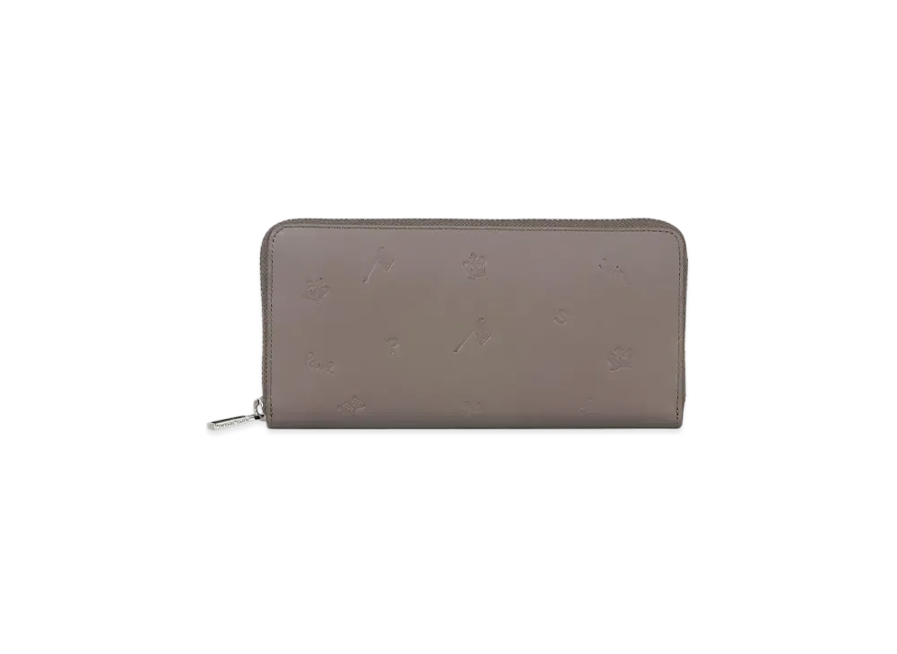Paul Smith PS Drawing Round Zip Long Wallet "GrayishBeige"