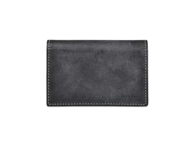 Paul Smith Waxed Leather Business Card Holder "Black"