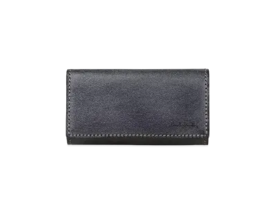 Paul Smith Waxed Leather Key Case "Black"