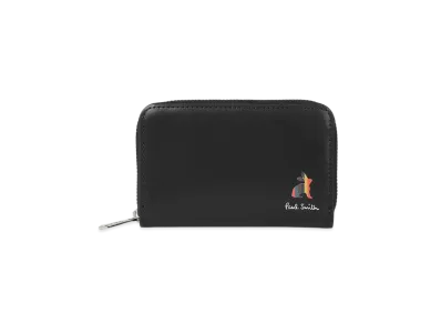 Paul Smith Marketry Bright Stripe Rabbit Card / Coin Case "Black"