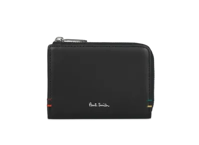 Paul Smith Highlight Stitch Coin / Pass Case "Black"
