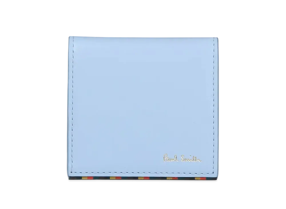 Paul Smith Bright Stripe Trim Coin Purse "SaxBlue"