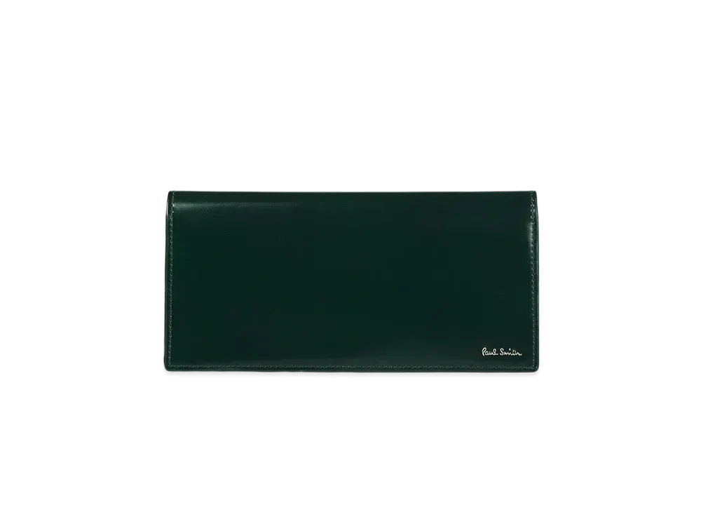 Paul Smith Cordovan Long Wallet "DarkGreen"