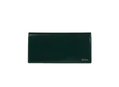 Paul Smith Cordovan Long Wallet "DarkGreen"