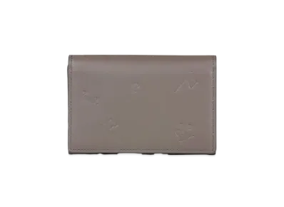 Paul Smith PS Drawing Business Card Holder "GrayishiBeige"