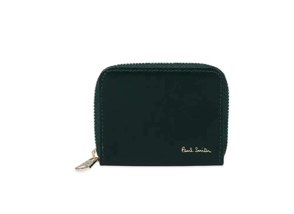 Paul Smith Cordovan Coin Case "DarkGreen"