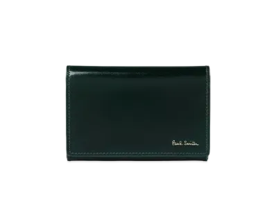 Paul Smith Cordovan Business Card Holder "DarkGreen"