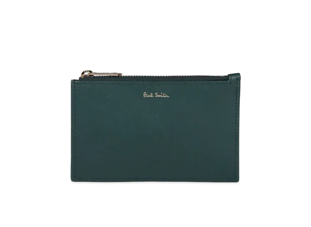 Paul Smith Signature Striped Interior Card And Coin Case "BlueGreen"