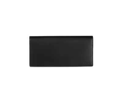Paul Smith Vegetarian Stripe Trim Long Wallet "Black"