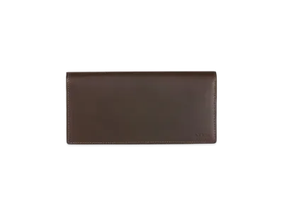 Paul Smith Vegetarian Stripe Trim Long Wallet "DarkBlack"
