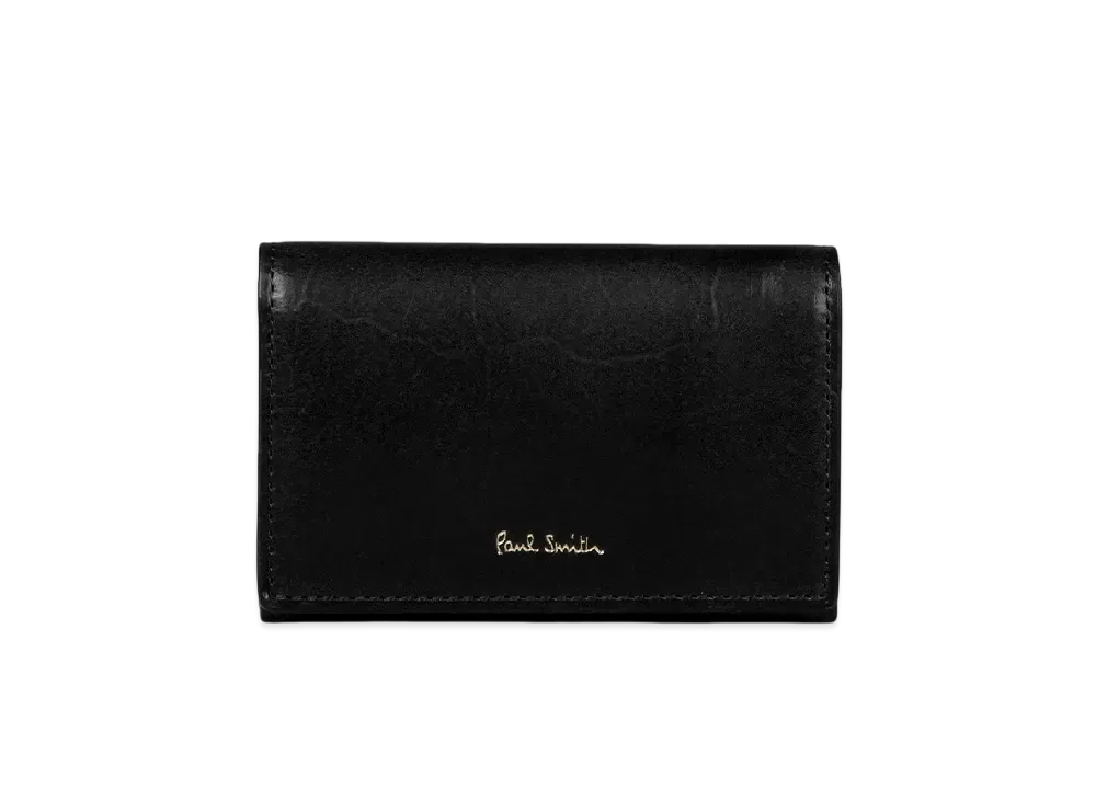 Paul Smith Vegetarian Business Card Holder "Black"