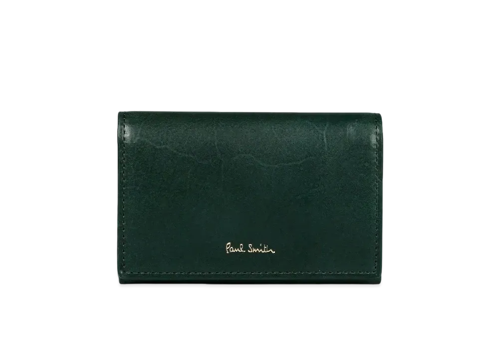 Paul Smith Vegetarian Business Card Holder "Green"