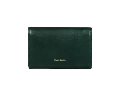 Paul Smith Vegetarian Business Card Holder "Green"