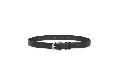 Paul Smith Multicolor Stitched Leather Belt "Black"