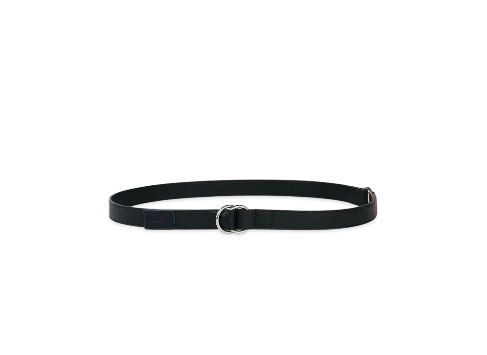 Paul Smith Artist Striped Edge Ring Belt "Black"