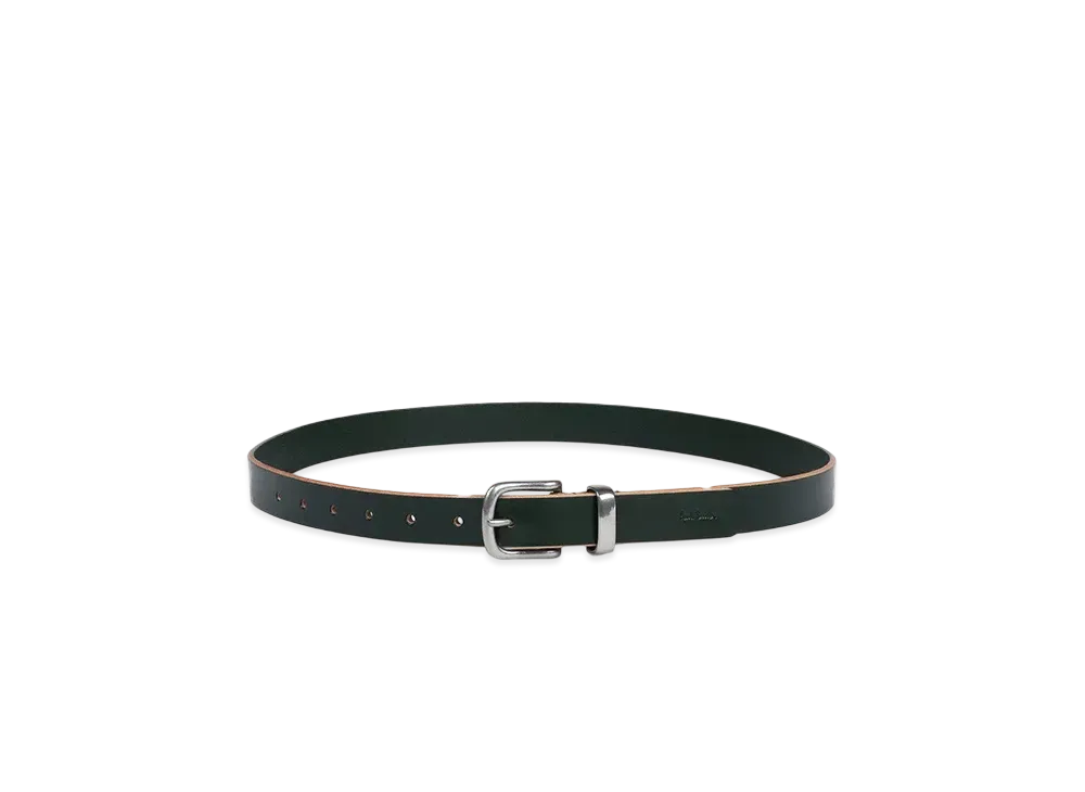 Paul Smith Colored Bridle Leather Belt "Green"