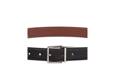 Paul Smith Color Stitch Embossed Logo Belt Paul Smith Color Stitch Embossed Logo Belt