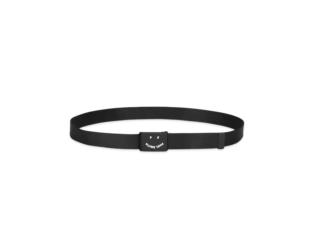Paul Smith Happy Tape Belt "Black"