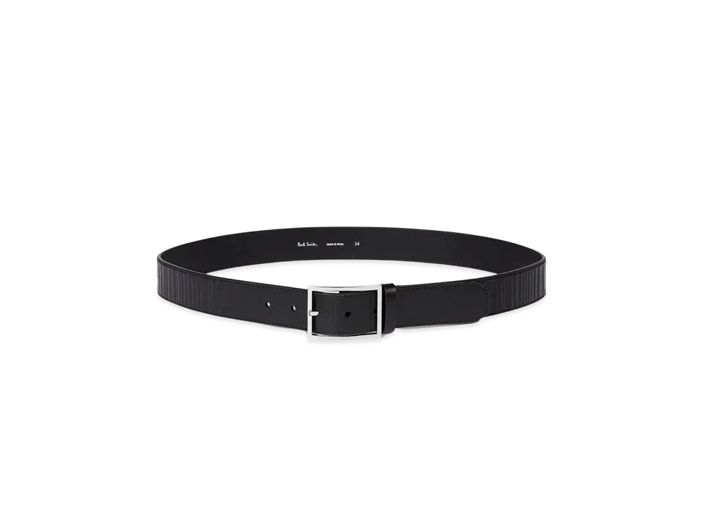 Paul Smith Shadow Stripe Belt "Black"