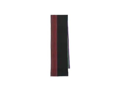 Paul Smith Half-Stripe Russell Scarf "Black"