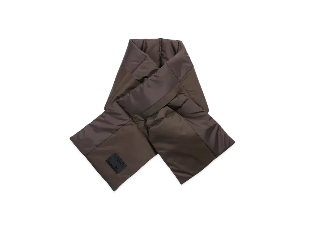 Paul Smith Cropped Logo Puff Muffler "DarkBrown"
