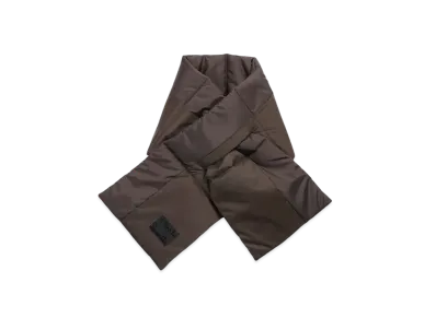 Paul Smith Cropped Logo Puff Muffler "DarkBrown"