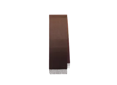 Paul Smith Gradation Cashmere Scarf "DarkBrown"