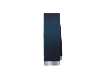 Paul Smith Gradation Cashmere Scarf "Navy"