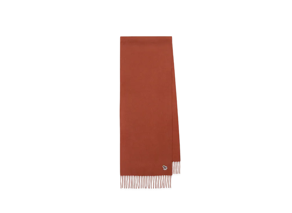 Paul Smith Zebra One Point Muffler "Orange"