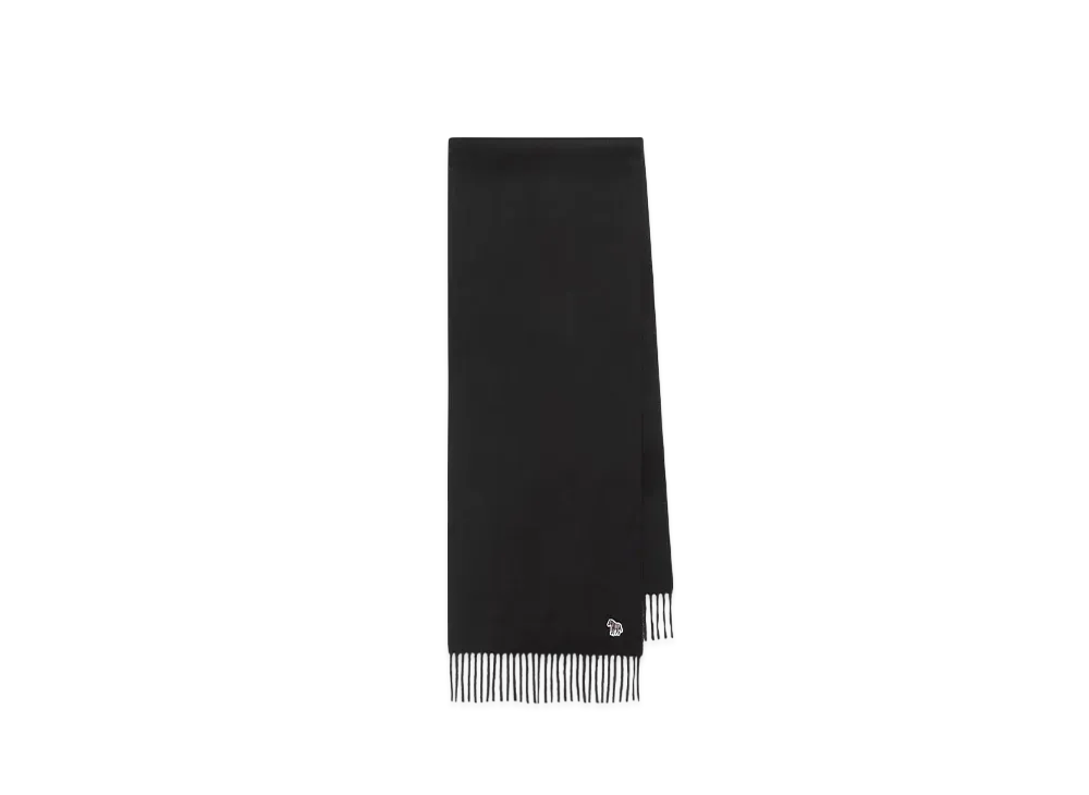 Paul Smith Zebra One Point Muffler "Black"