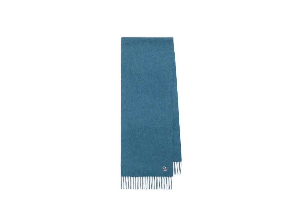 Paul Smith Zebra One Point Muffler "Turquoise"