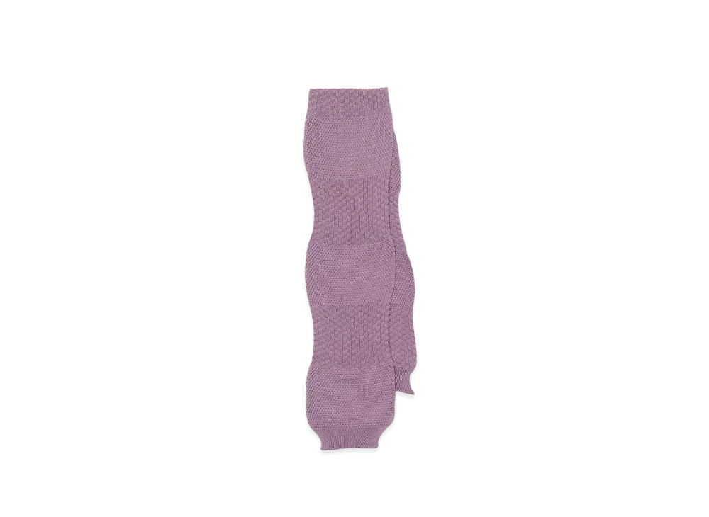 Paul Smith Texture Mix Knit Scarf "Lilac"