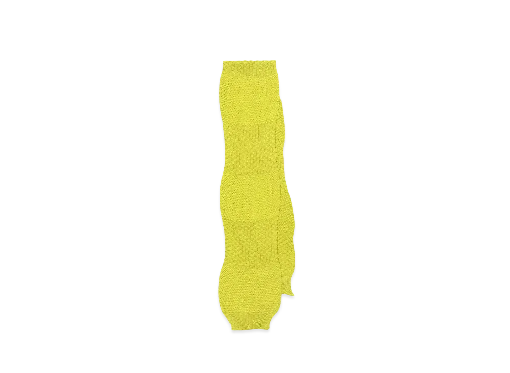 Paul Smith Texture Mix Knit Scarf "Yellow"