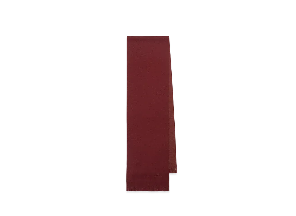 Paul Smith Solid Russell Reversible Muffler "DarkRed"