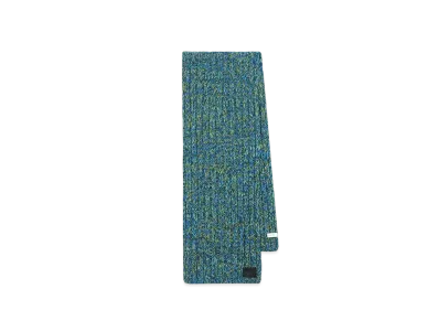 Paul Smith Melange Wool Knit Scarf "Blue"