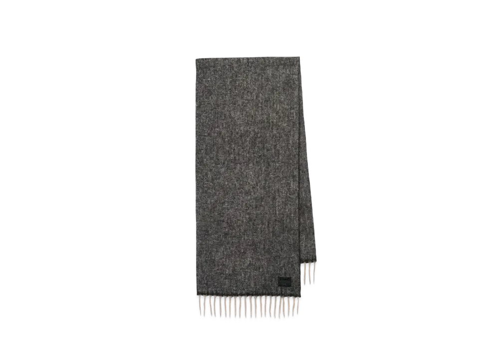 Paul Smith Cropped Logo Chunky Muffler "DarkGray"