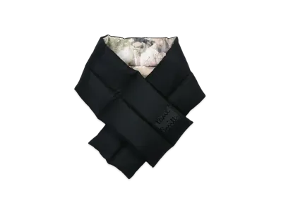 Paul Smith Cropped Logo Reversible Puff Scarf "Black"