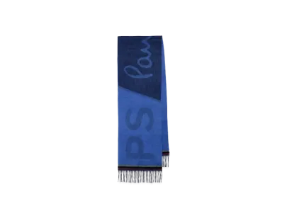 Paul Smith PS Big Logo Muffler "Blue"