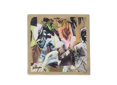 Paul Smith Life Drawing Collage Bandana "Beige"